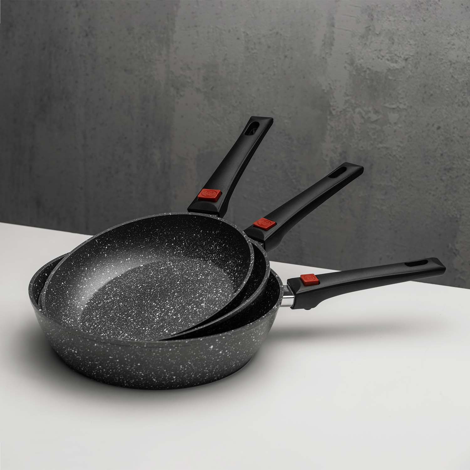 PANVICA Ø 28 CM BLACK GRANITE