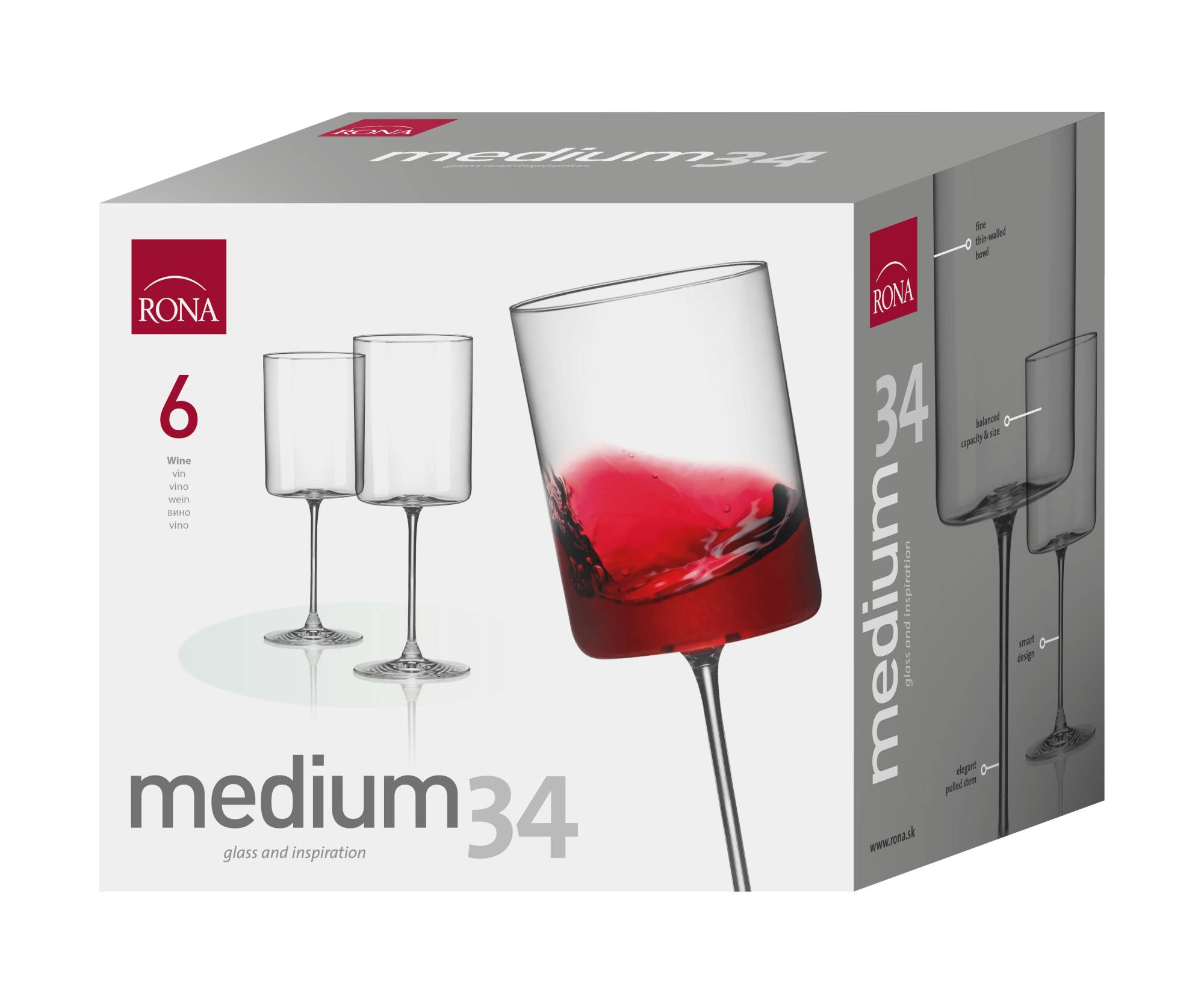 Medium 260ml na víno (6KS)