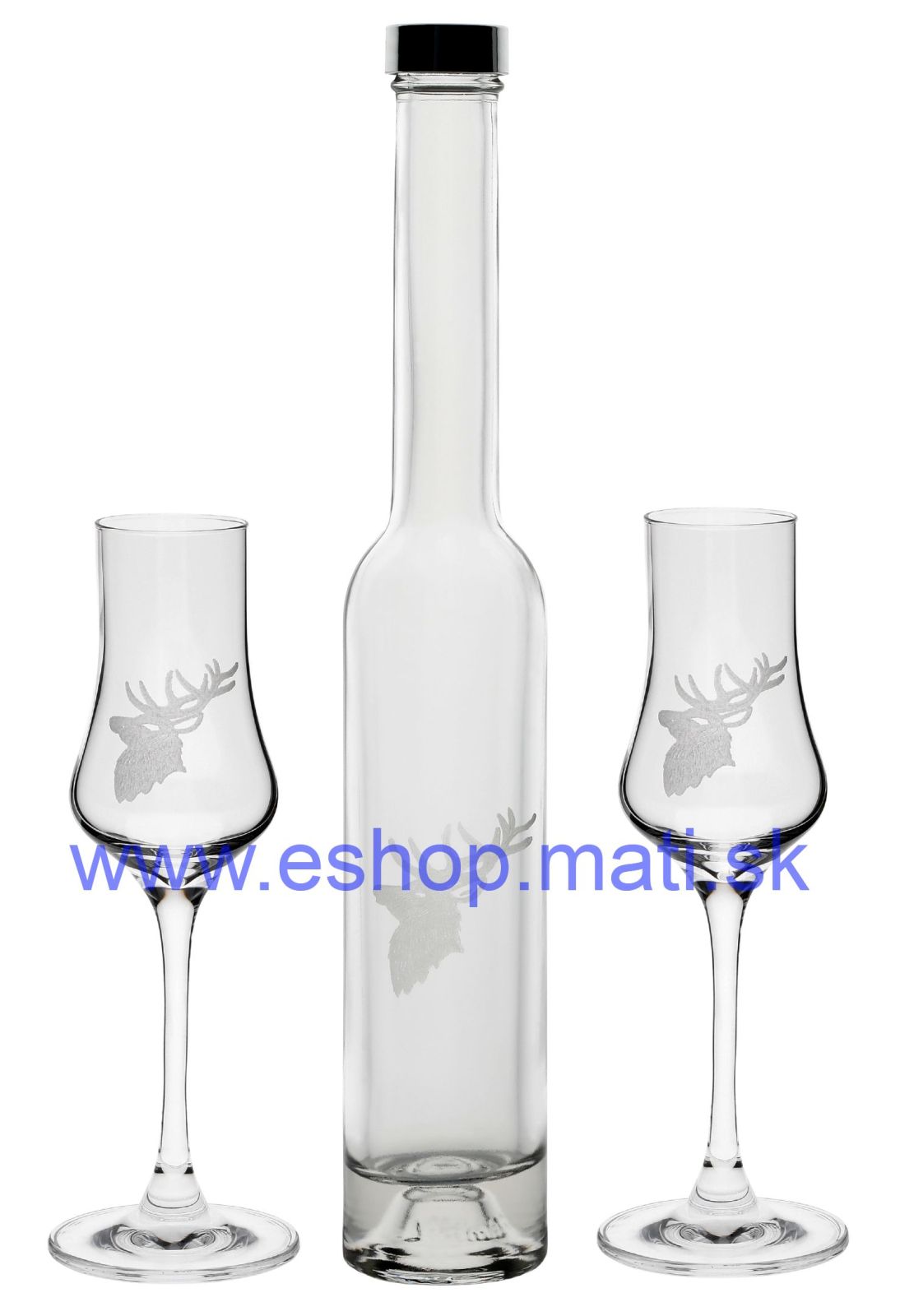 SET Platina + Grappa 100ml Jeleň (1+2KS)