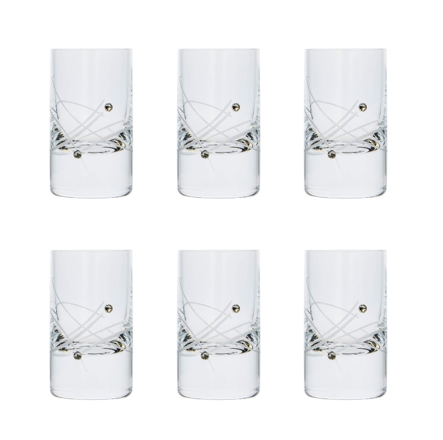 Vodka Spirit glass 30ml 27181 Swarovski Crystals (6KS)