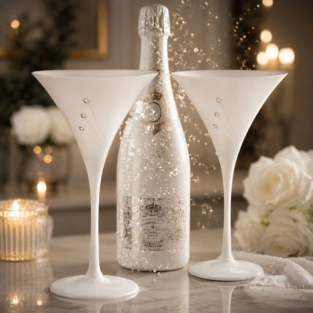 Swarovski Malibu koktejlové poháre 31781 biele 240ml (2ks)