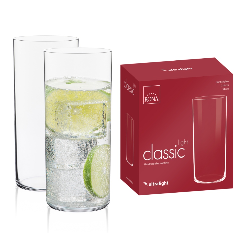 Pohár Classic Highball 385ml ultralight (2ks)