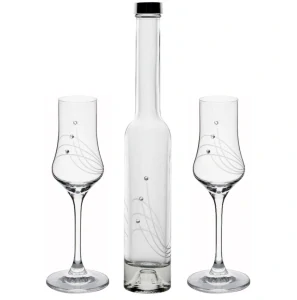 SET Platina + Grappa 100ml 30538 Swarovski Crystals (1+2KS)