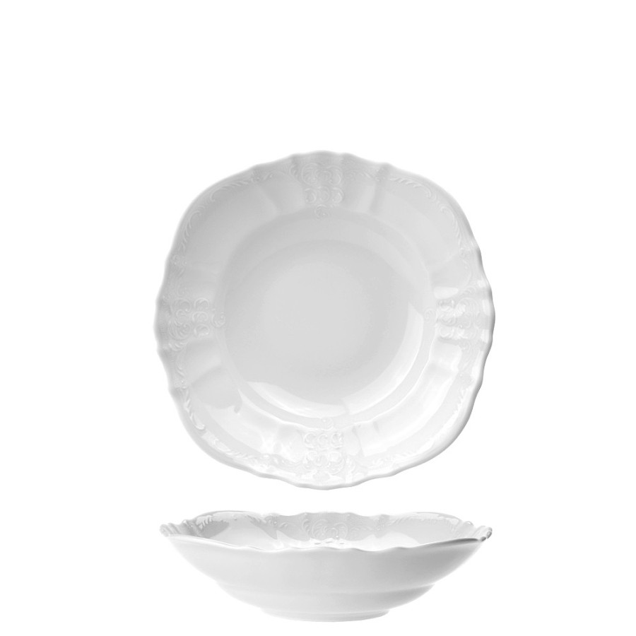 BERNADOTTE - Kompót. misa 13cm  II.A., biela