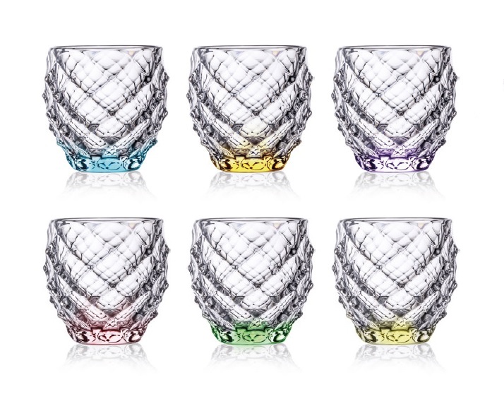 Aurum Crystal Morris krištáľové poháre 340 ml COLOR (6ks)