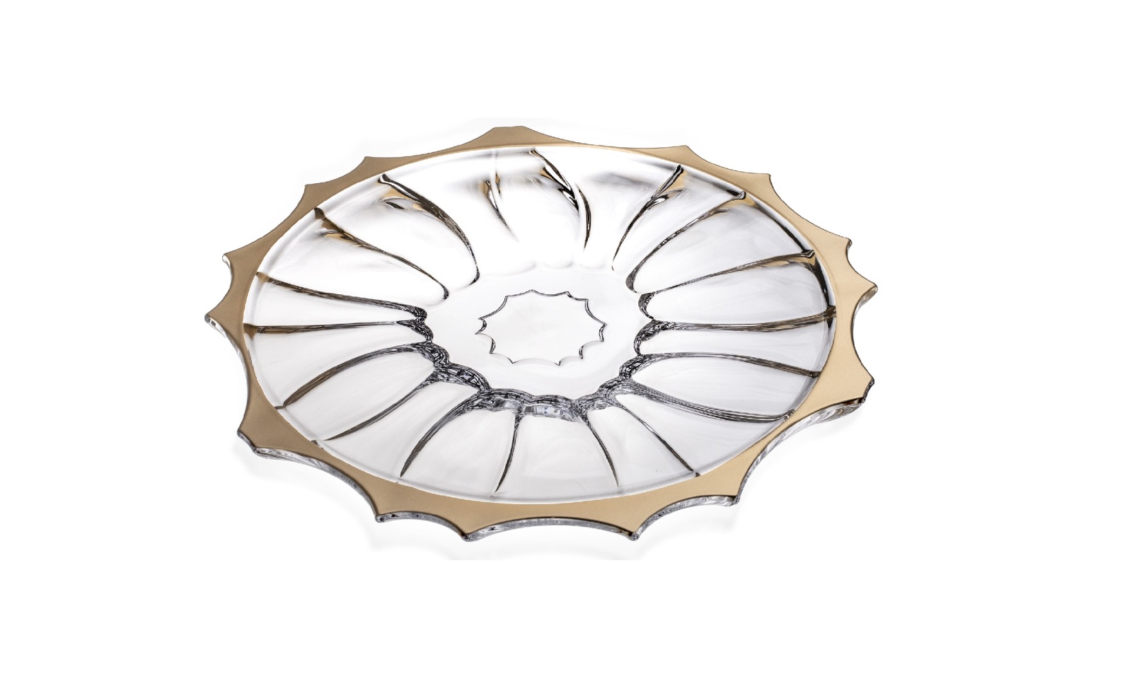 Aurum Plantica tanier 20 cm so zlatým okrajom