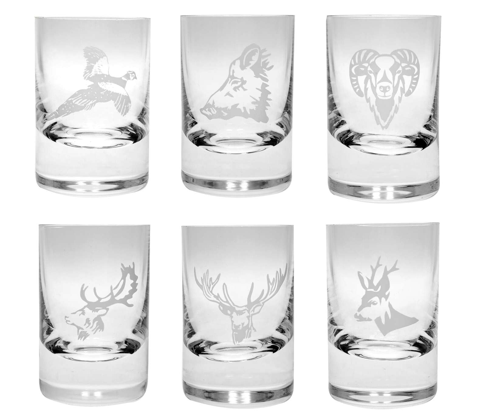 Poháre na alkohol HUNTER / LOVEC 30 ml(6ks)