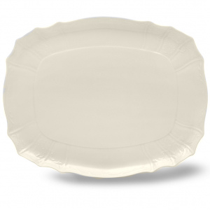 BERNADOTTE - 4-hranný podnos 40cm, slonová kosť