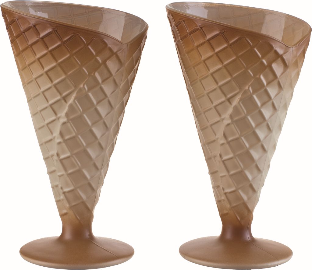 Zmrzlinový pohár Cornetto hnedé (2KS)