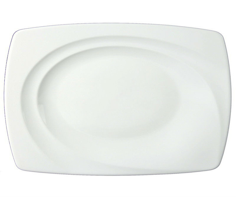 CELEBRATION - oválny tanier 32 cm, biela