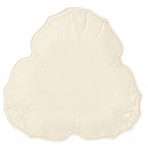 Servírovacia misa BERNADOTTE 3-hranná 35cm., slon.kosť (1ks)