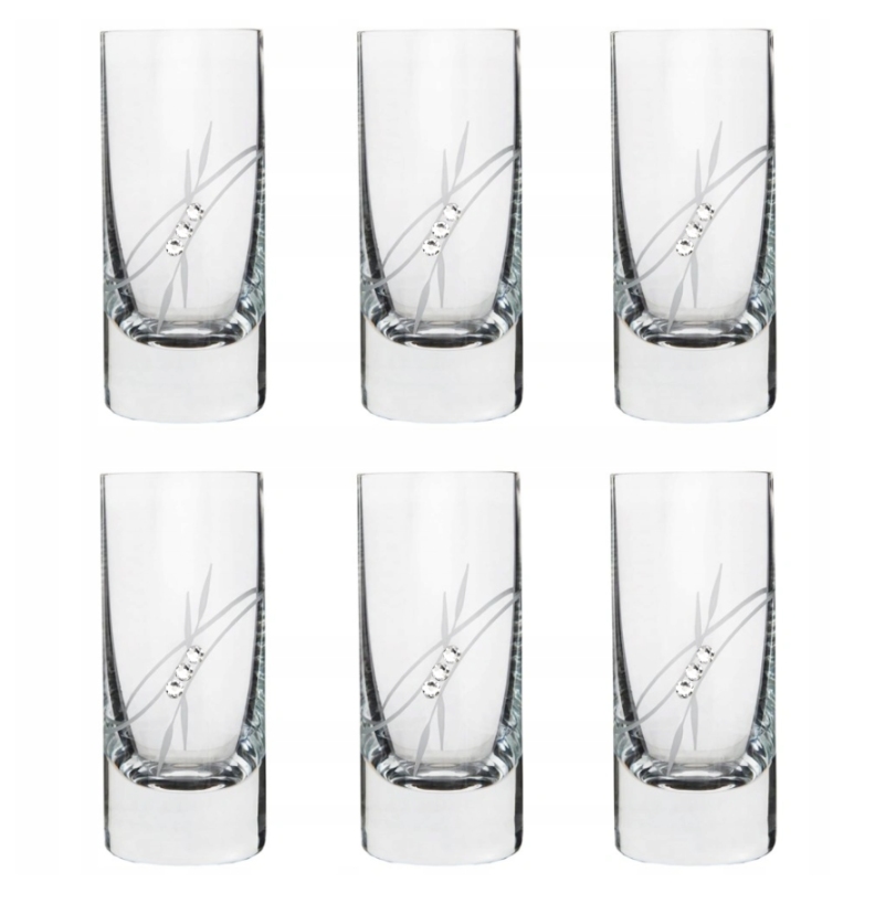 Poháre na destiláty Vodka Shot 70 ml 139 Crystals (6KS)