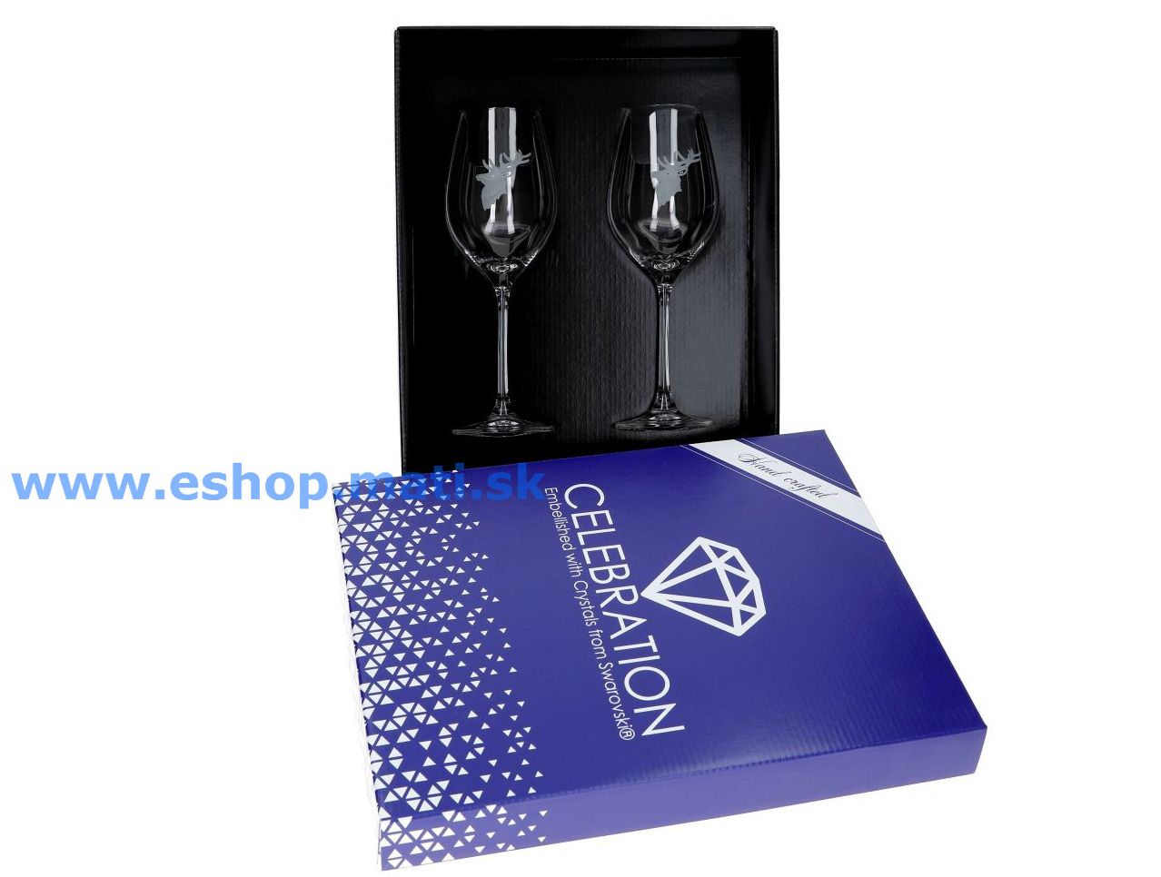 Kalich na víno Jeleň 360ml (2KS)