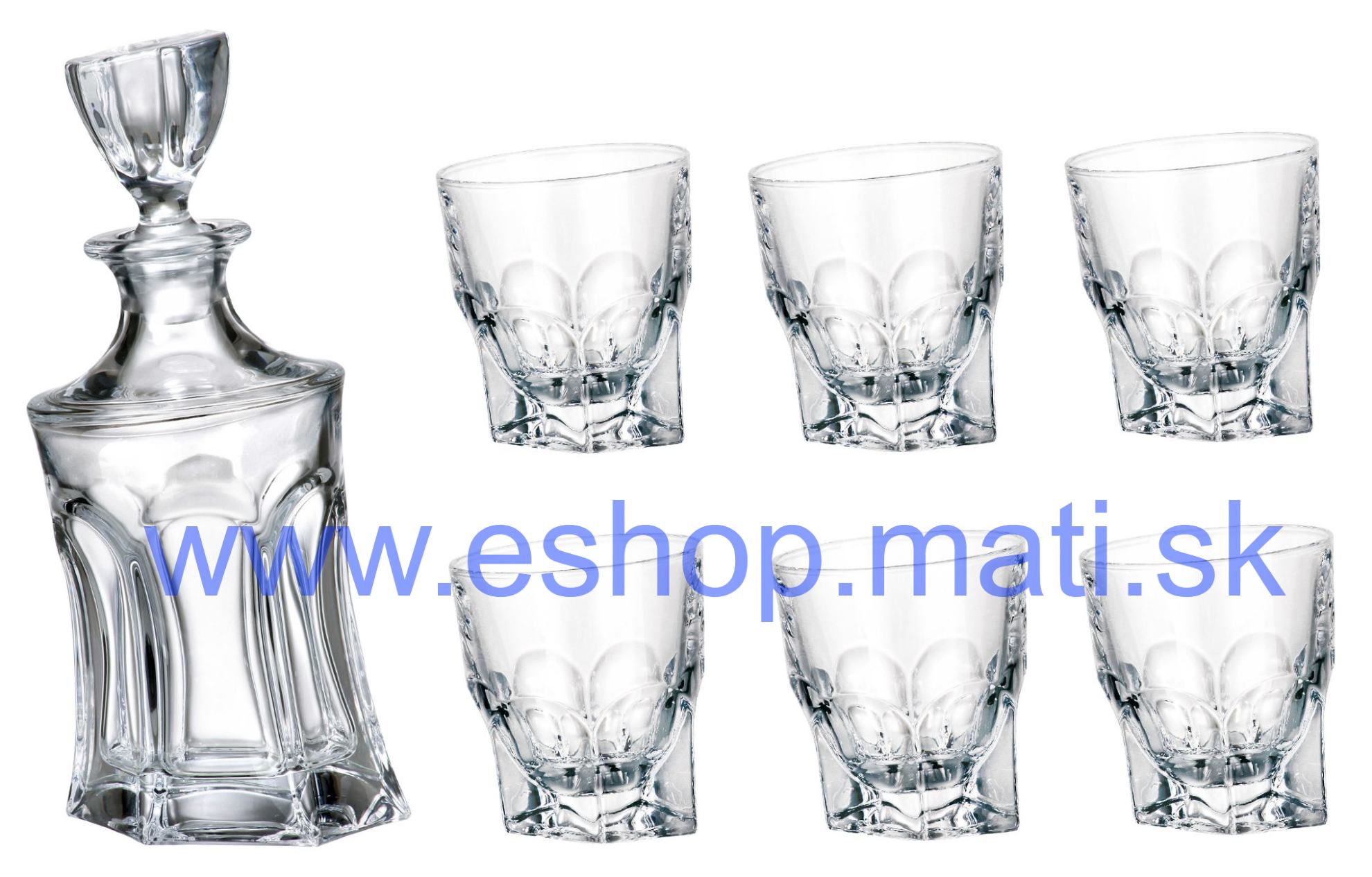 Acapulco set decanter 640ml + poháre 320ml (1+6)