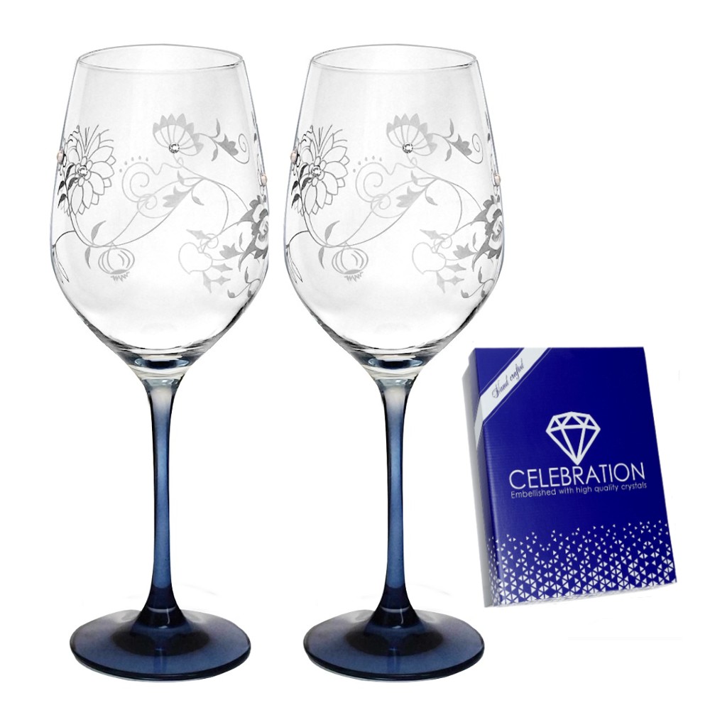 Pohár na víno 360 ml Celebration Cibulák Crystals (2ks)
