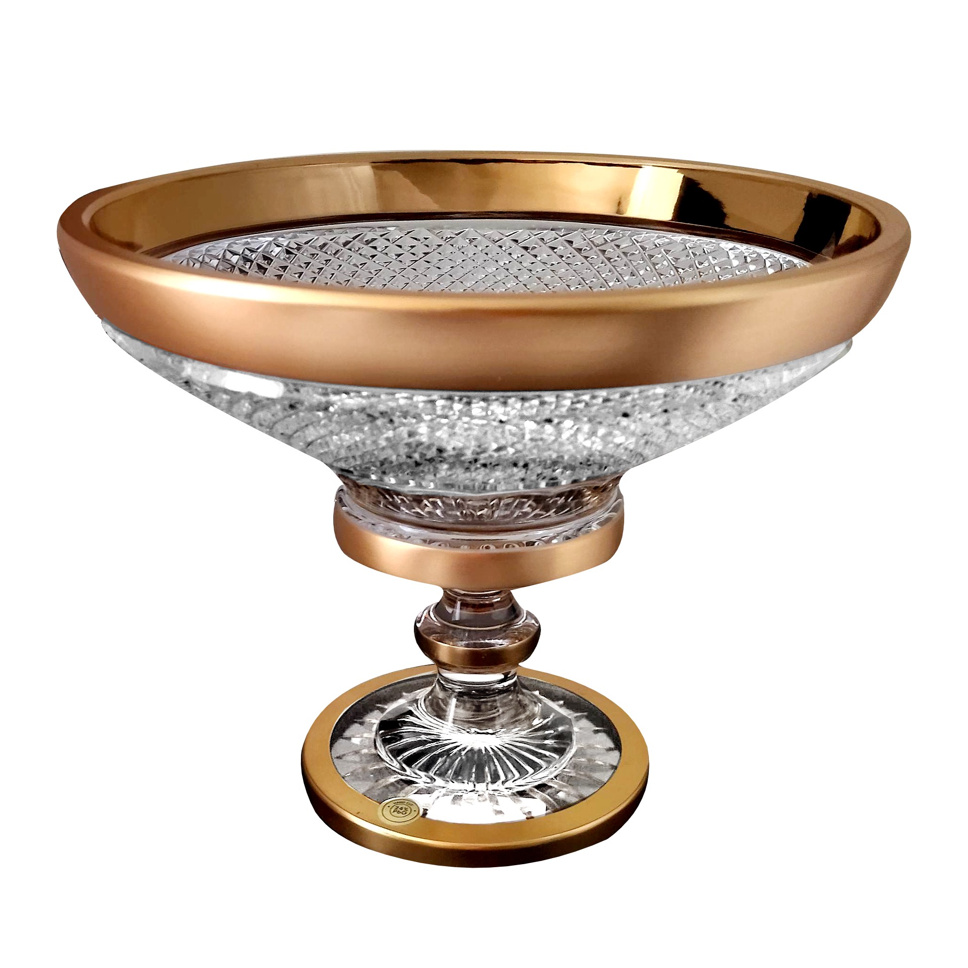Brúsená misa na nohe 20,5 cm 24111