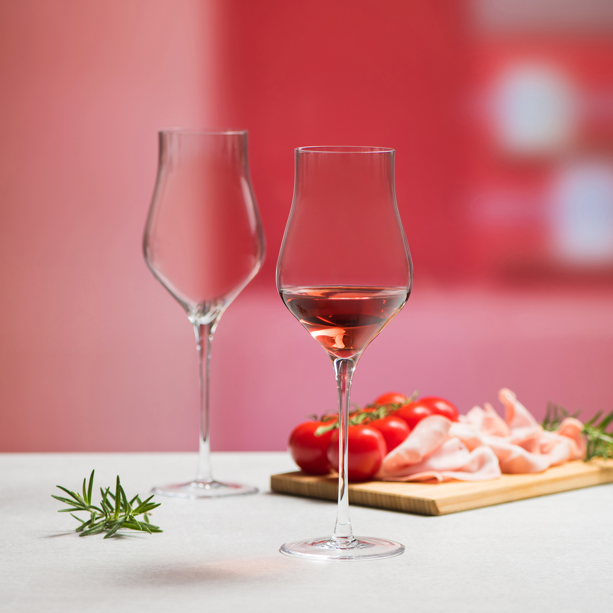 Poháre na víno ROSE universal 390 ml (6 ks)