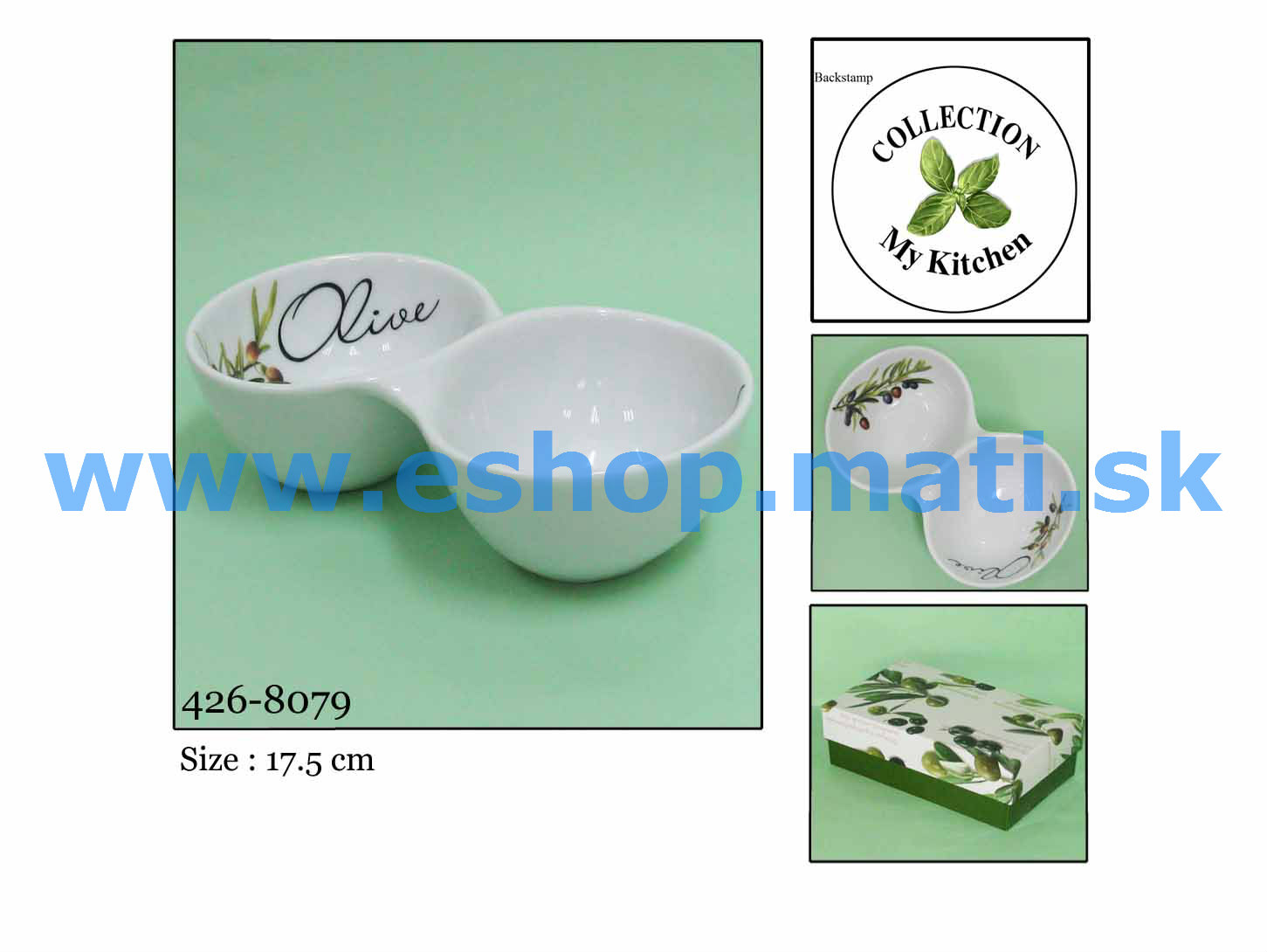 Oliva miska 17,5cm 8079
