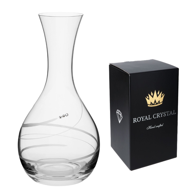 Darčeková súprava pohárov 470 ml a karafy Crystals dekor 34799 (1+4 ks)