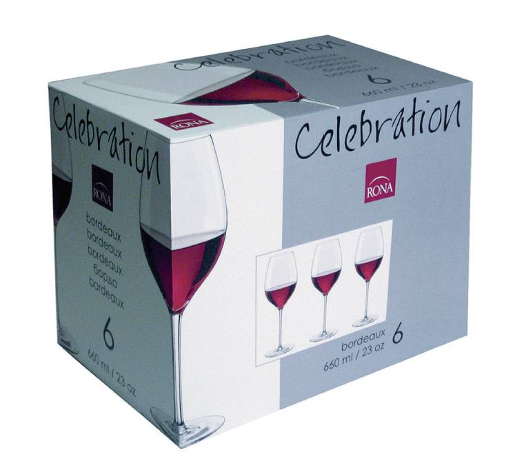 Poháre na víno Celebration Bordeaux 660ml (6 ks)