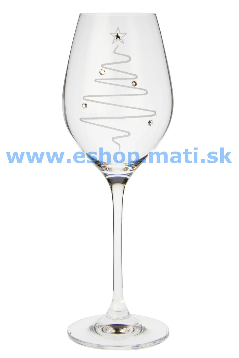 Pohár s vianočným motívom STROMČEK 360ml TUBUS (1ks)