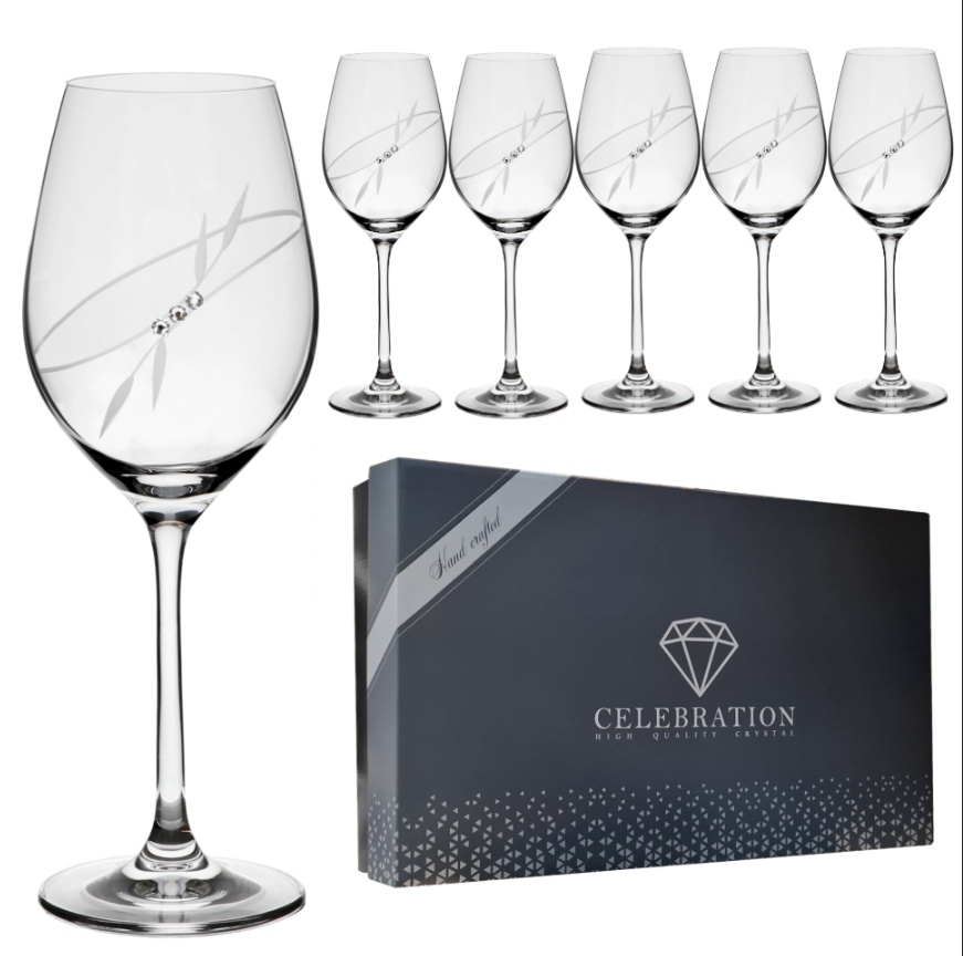 Pohár na víno Celebration 360ml 139 Crystals (6KS)
