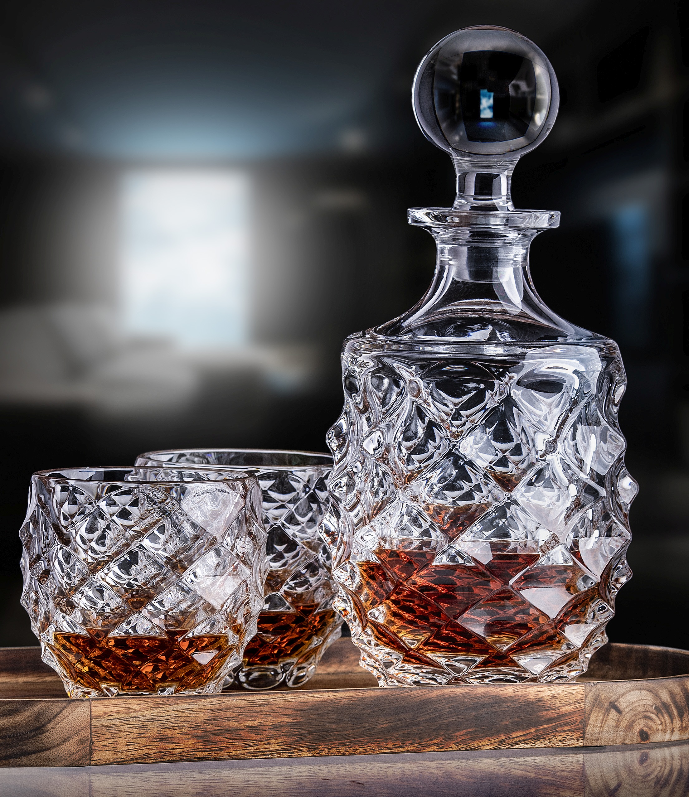 Aurum Crystal Morris Whiskey set (1+6ks)