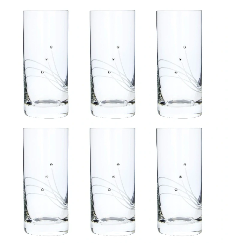 Poháre Long Drink 250ml 30538 Crystals (6KS)