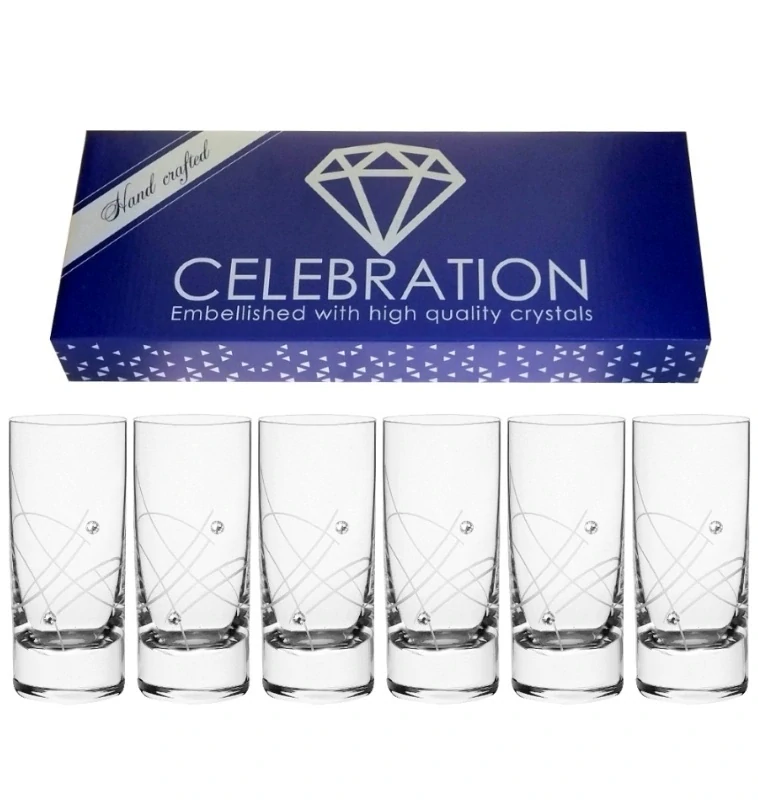 Poháre na pálenku Vodka Shot 70ml 27181 Crystals (6KS)