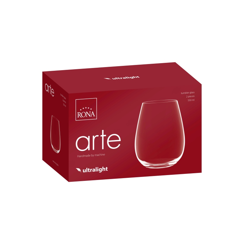 Poháre na nápoje ARTE 550ml (2ks)