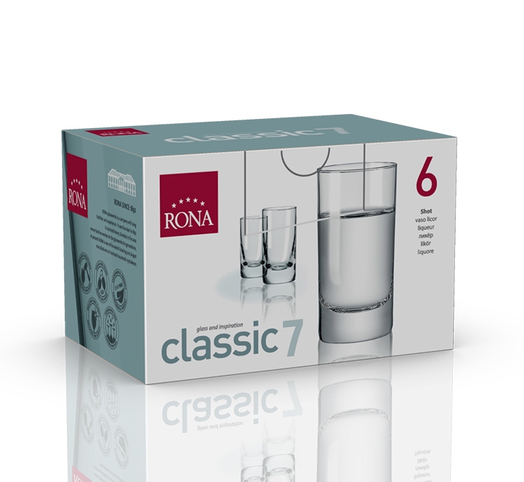 Pohár na destiláty Classic 70ml (6 ks)