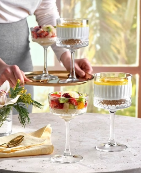 GASTRO ELYSIA poháre na šampanské, sekt, koktejl 260 ml (4ks)