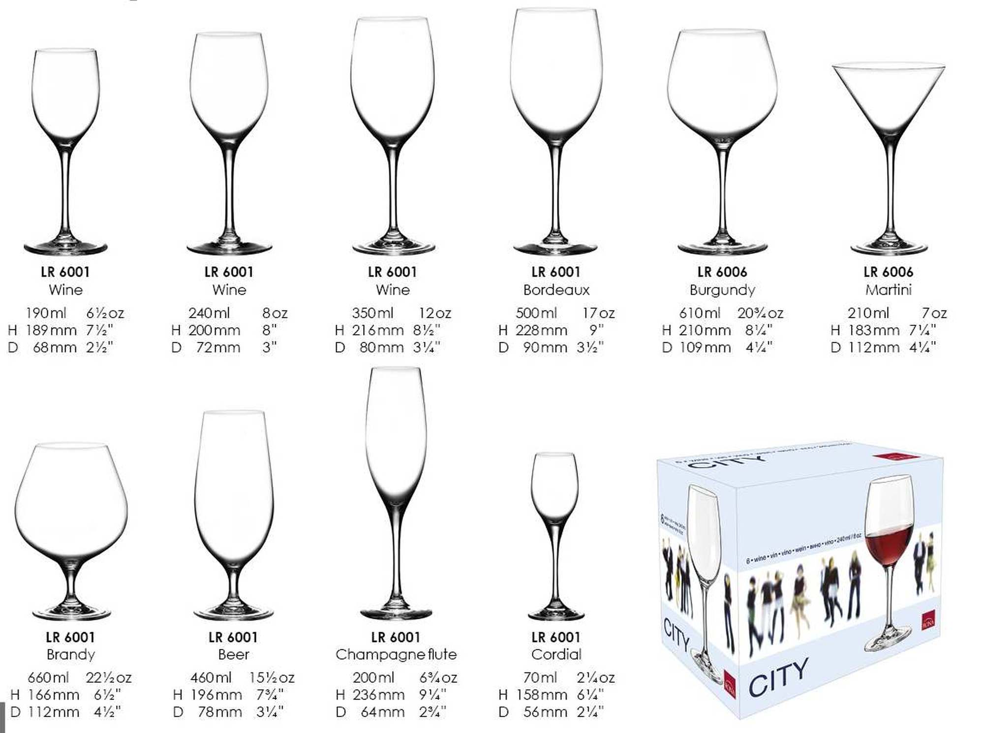 City 610ml Burgundy (6KS)
