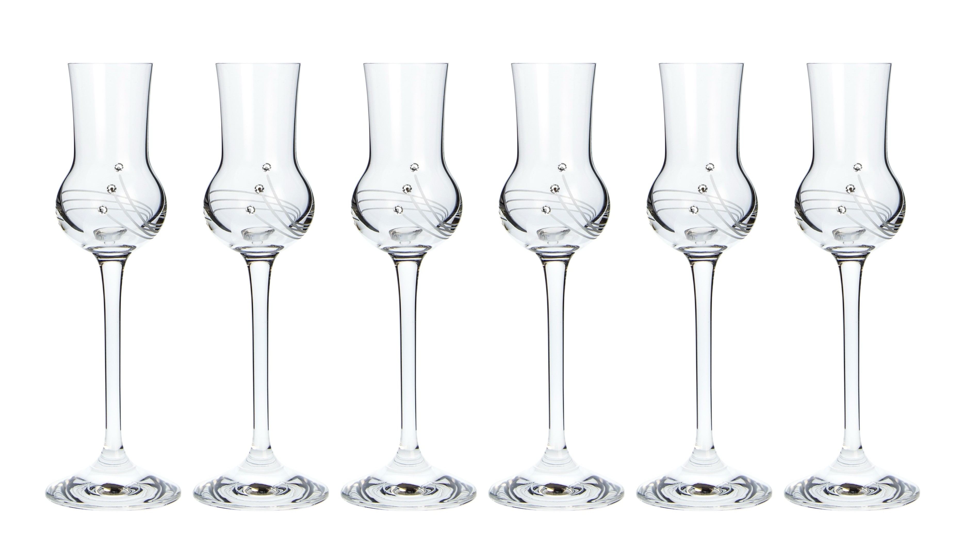 Luxusný set pohárov Grappa 70 ml 30538 Crystals (6 ks)