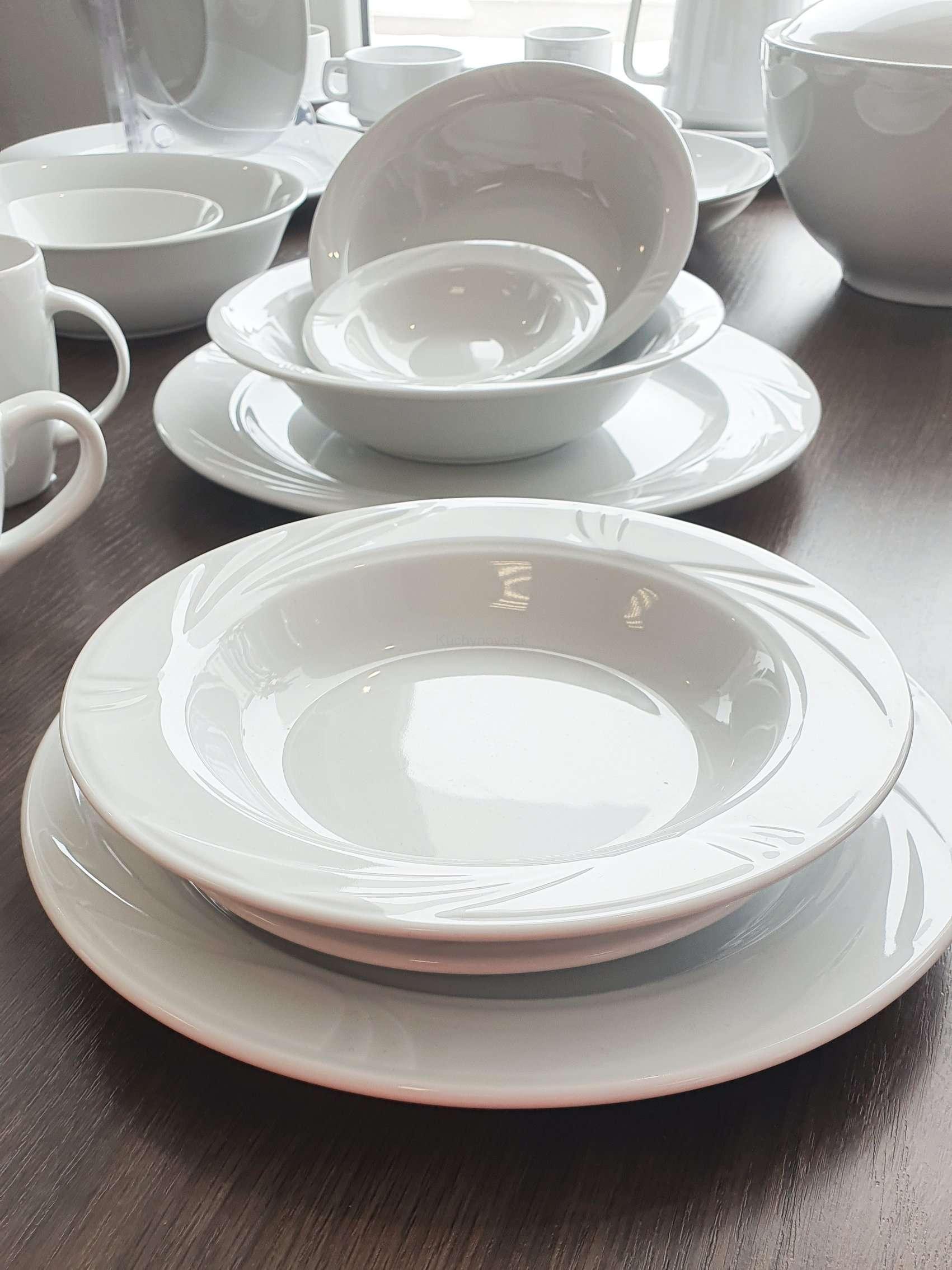 ARCADIA - hlboký tanier 22,5 cm, biela