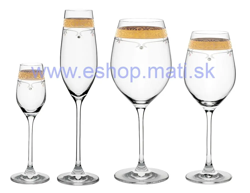 Flétňa Royal Gold 210ml 40352 Swarovski Crystals (2KS)