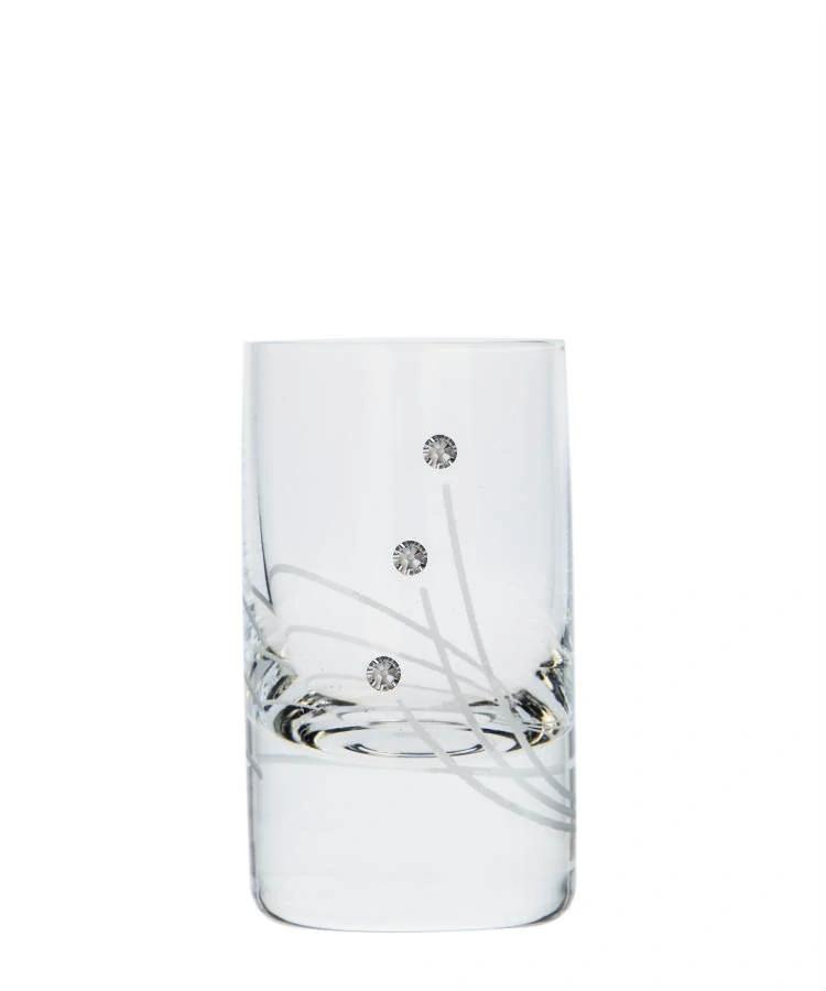 SET Drevená doska Hory / MOUNT + poháre Spirit 30538 Swarovski Crystals (1+6KS)