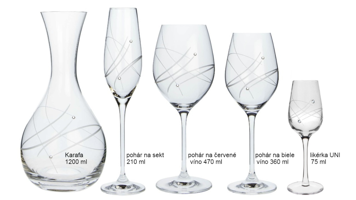 Pohár na likér UNI 75ml 27181 Crystals (2ks)