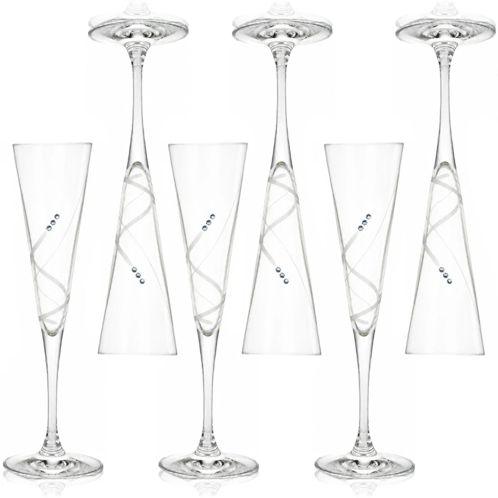 Poháre na šampanské Malibu 120ml 34799 Swarovski (6KS) 