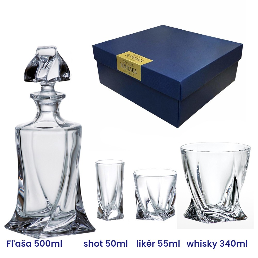 Quadro poháre likér 55ml (6KS)