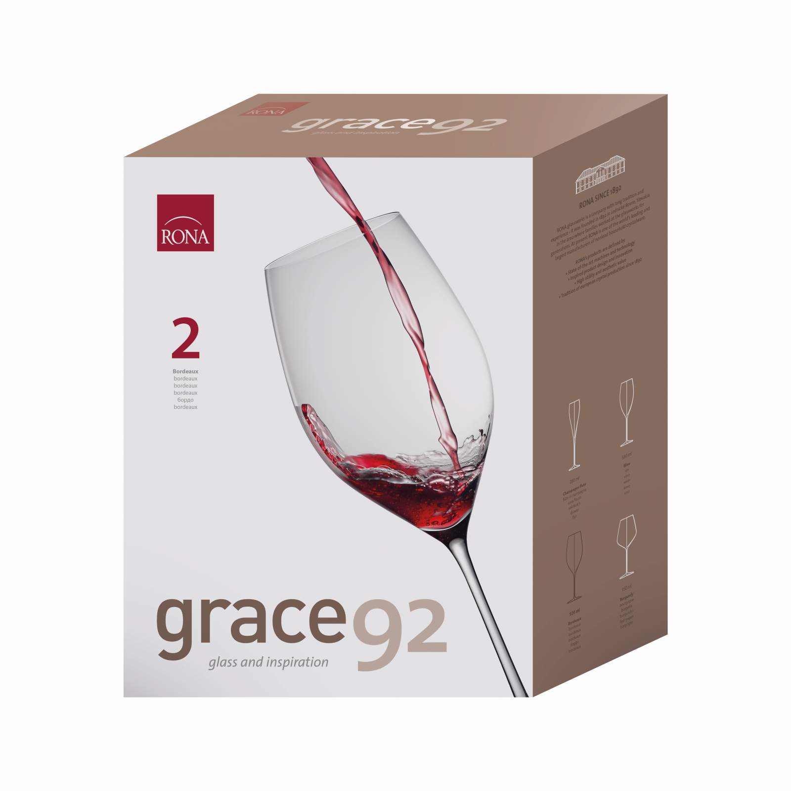 Grace 920ml bordeaux (2KS)