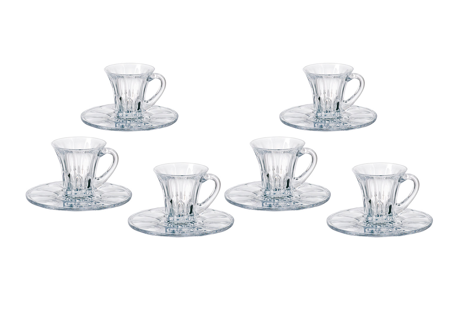 Krištáľové šálky Wellington 100ml (6 ks)