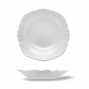 BERNADOTTE - Kompótová misa 16 cm,biela