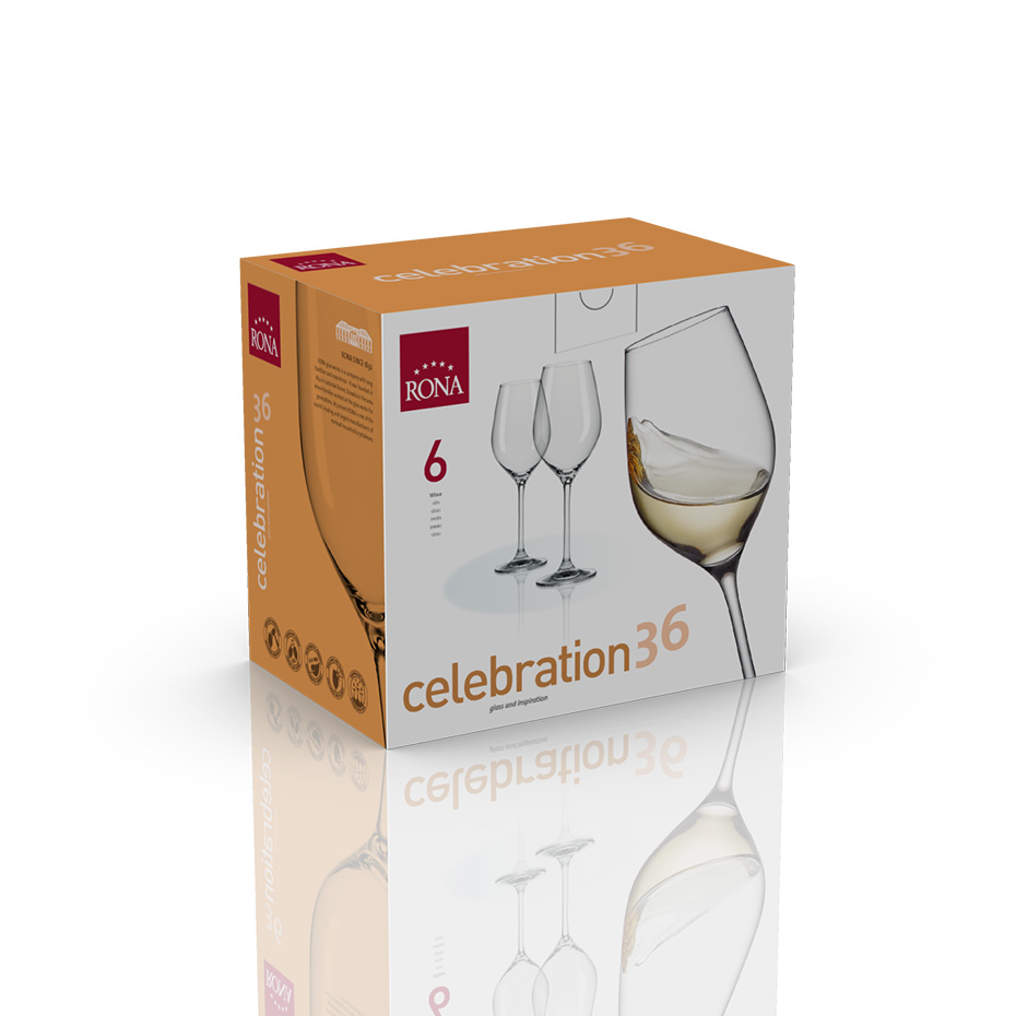 Poháre na víno Celebration 360ml (6 ks)