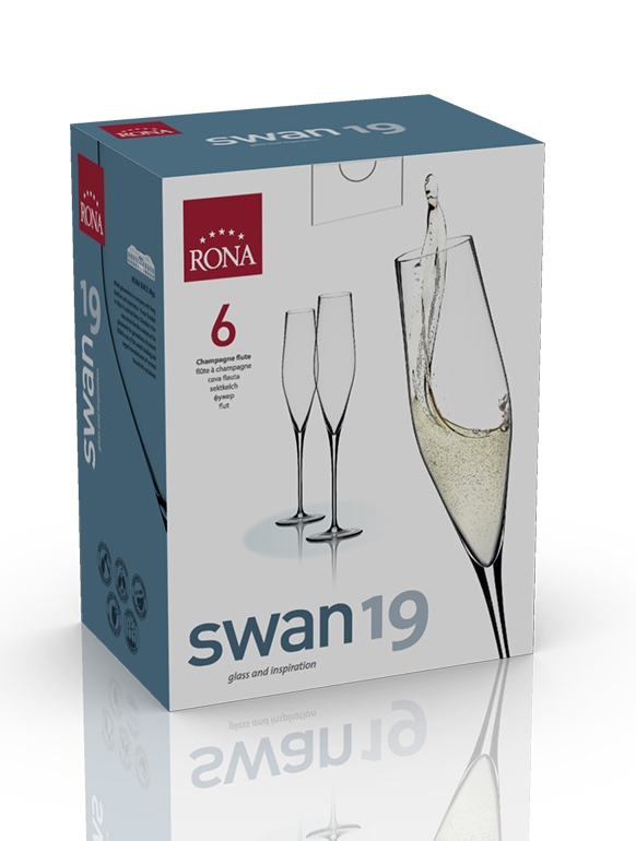 Pohár na šampanské Swan 190ml (6KS)